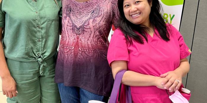 Three WIC staff women