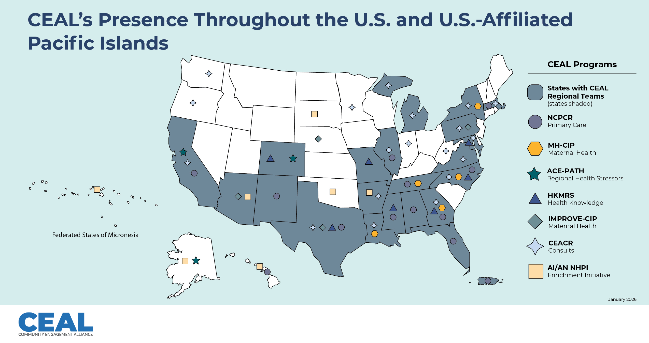 CEAL Program Map