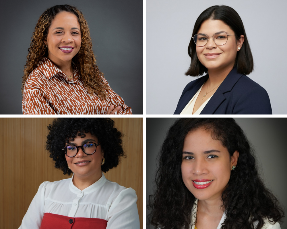 four-square of female headshots
